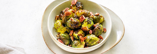 Pomegranate Molasses Brussel Sprouts