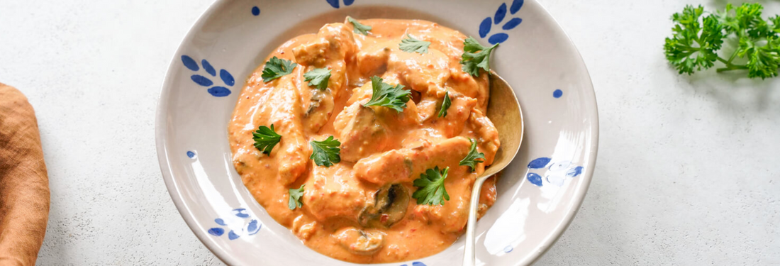 Mediterranean Chicken in Creamy Ricotta Sauce