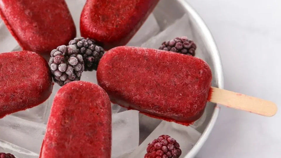 GLOW Super Berry Popsicles