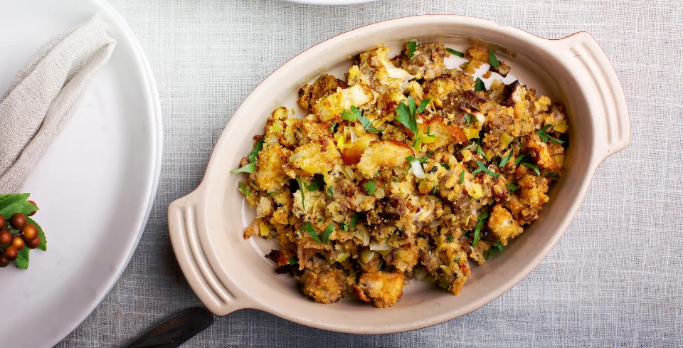 Grain-Free GLOW “Cornbread” Stuffing