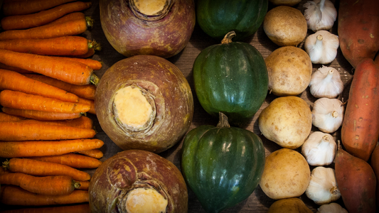 Perfectly Paleo Roasted Winter Vegetables