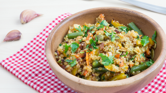 Stir Fry With Coconut Lime Quinoa