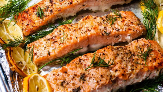 Super Simple Baked Salmon With Dill