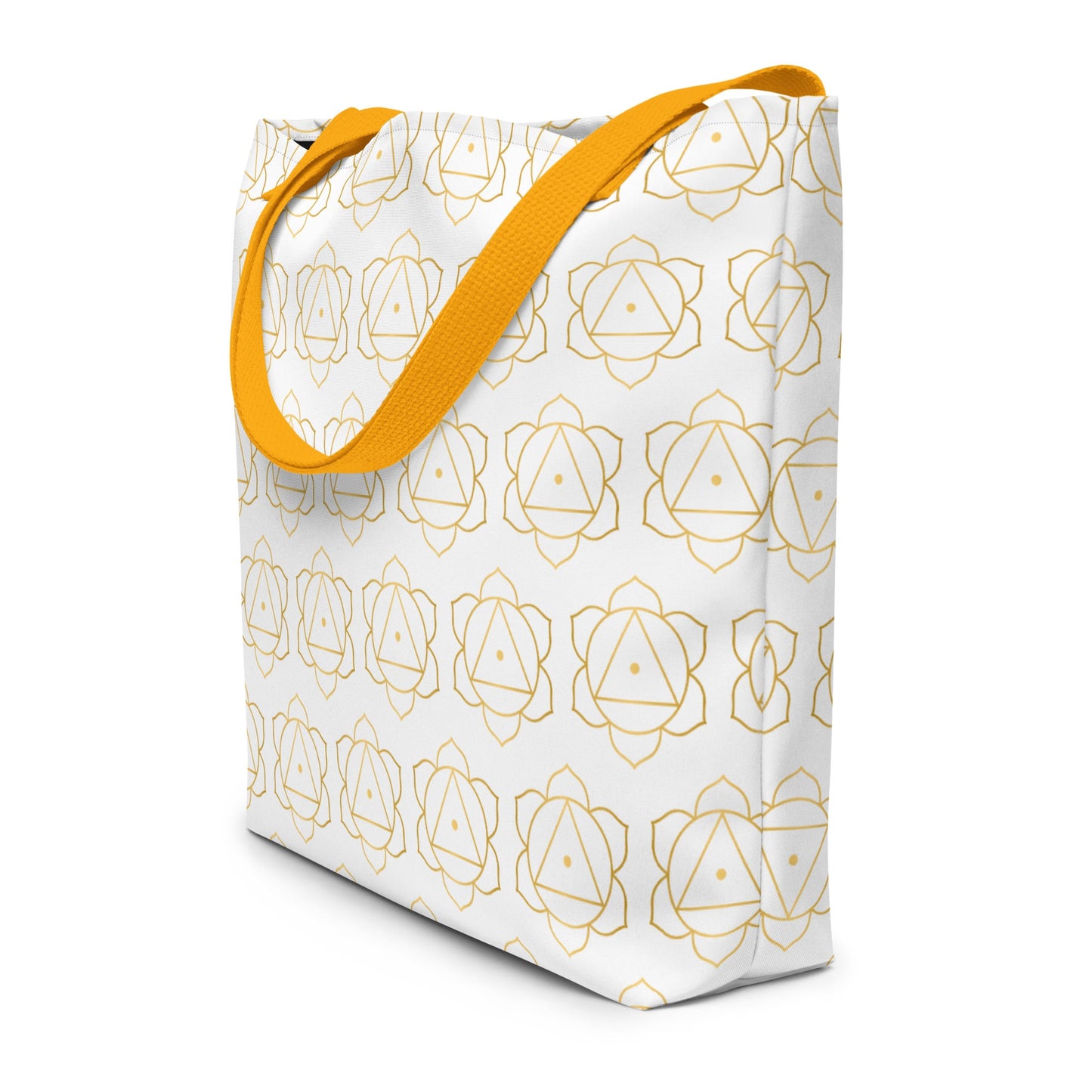 GLOW Natural Wellness All-Over Print Large Tote Bag