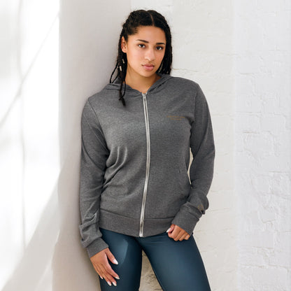 GLOW Natural Wellness GLOW Zip lightweight hoodie